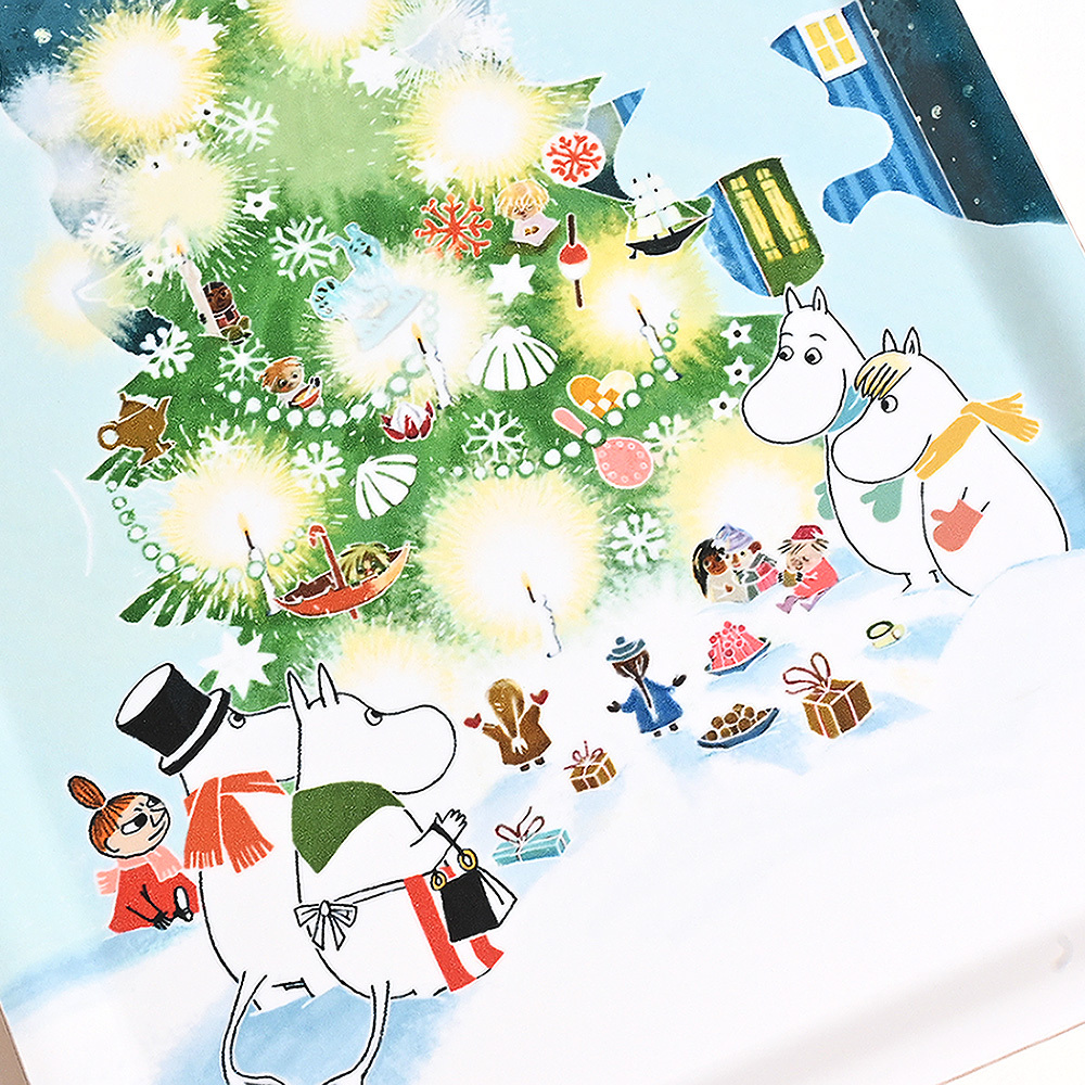 トレイ S Moomin Christmas Tree