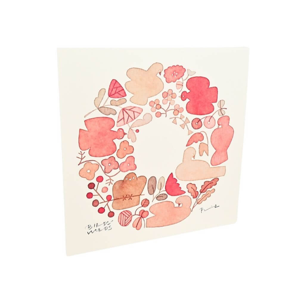 ポスター 15cm / WREATH　レッド