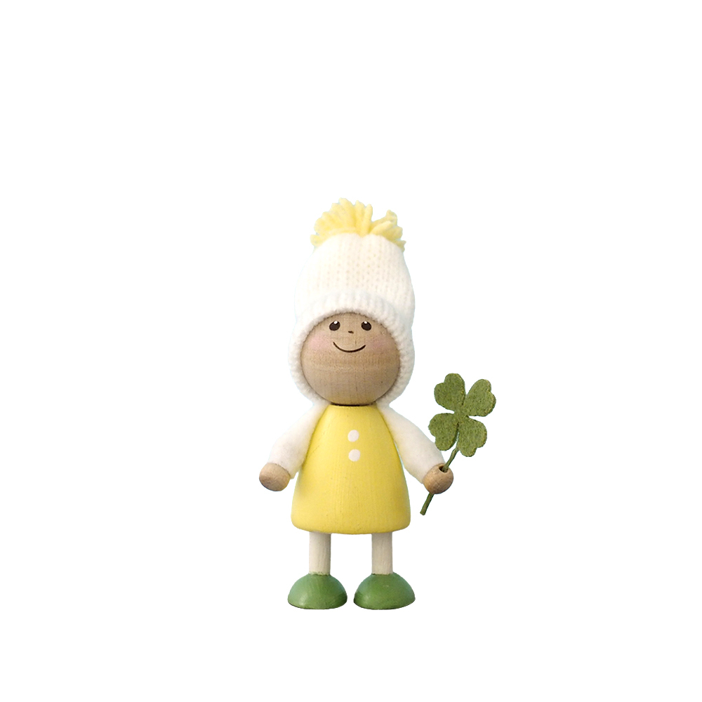 ノルディカニッセ　クローバーを持った小さな男の子 Spring Series