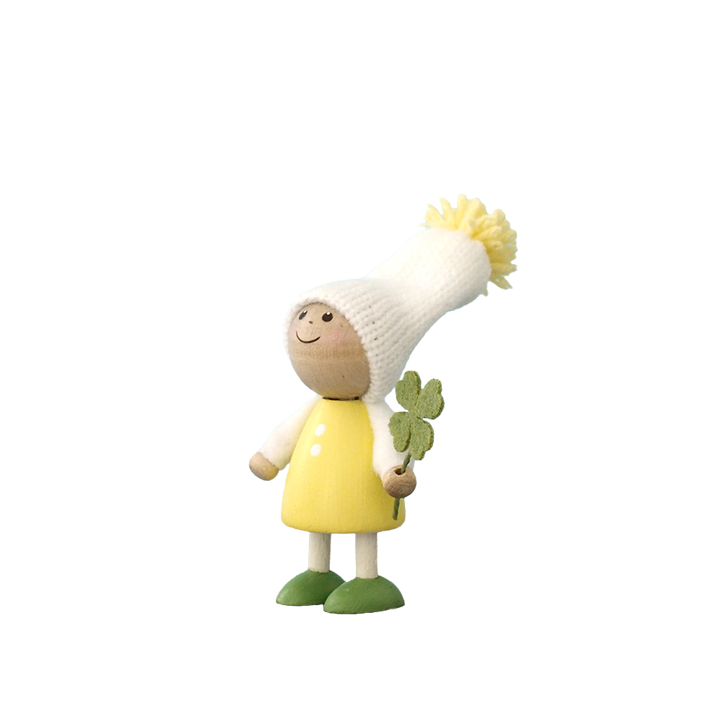 ノルディカニッセ　クローバーを持った小さな男の子 Spring Series