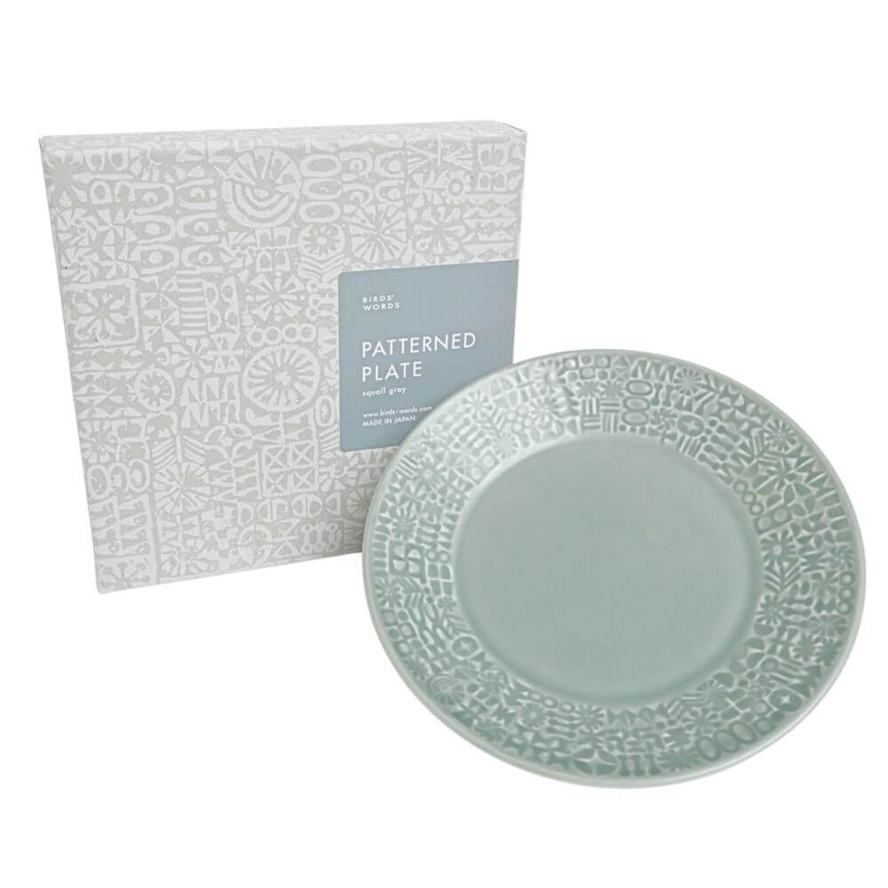 PATTERNED PLATE スコールグレー