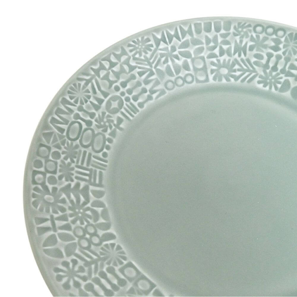 PATTERNED PLATE スコールグレー