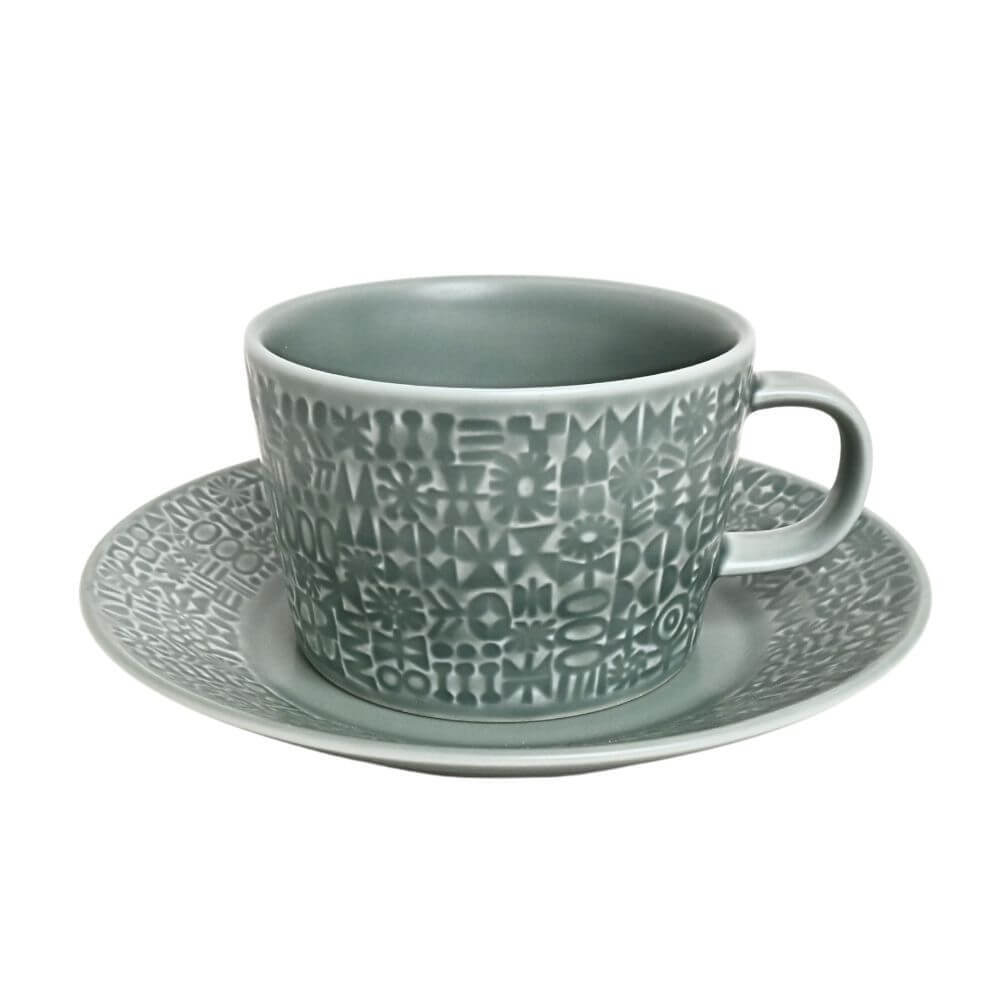 PATTERNED PLATE スコールグレー