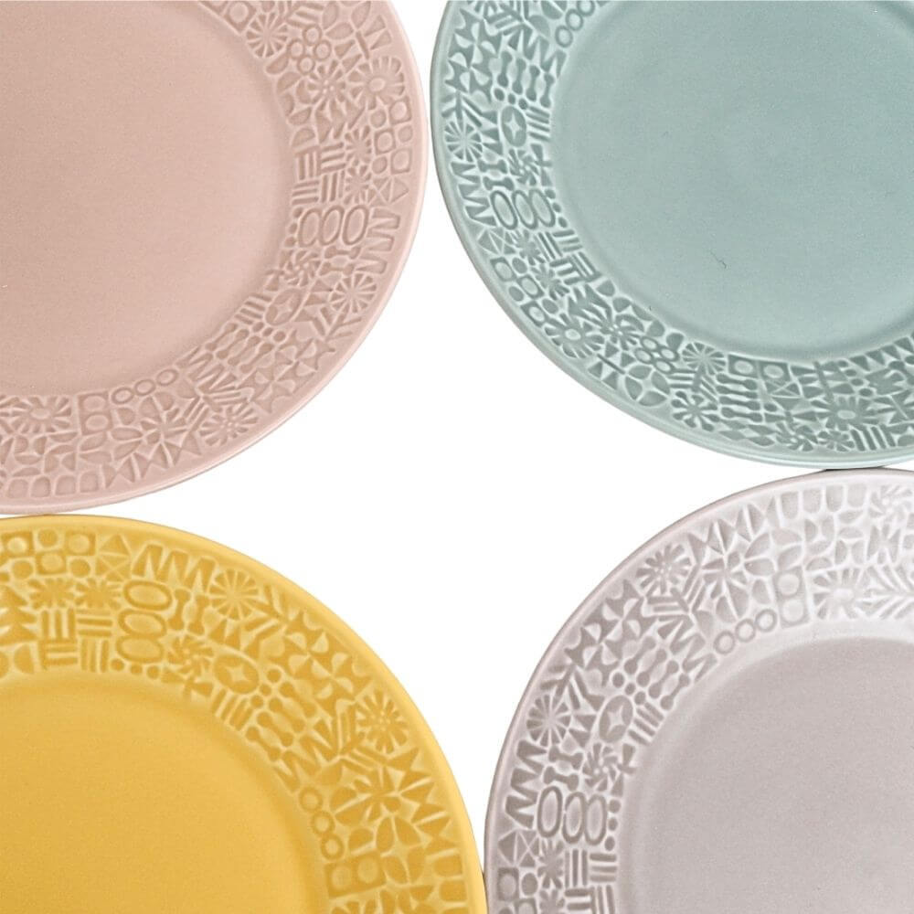 PATTERNED PLATE スコールグレー