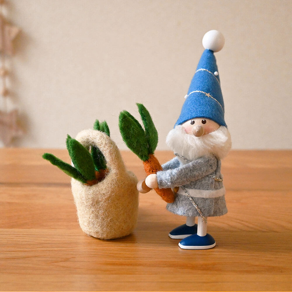 ＜★te-nori限定＞ ノルディカニッセ　北欧からやってきた！ ハグサンタのにんじんおつかいセット