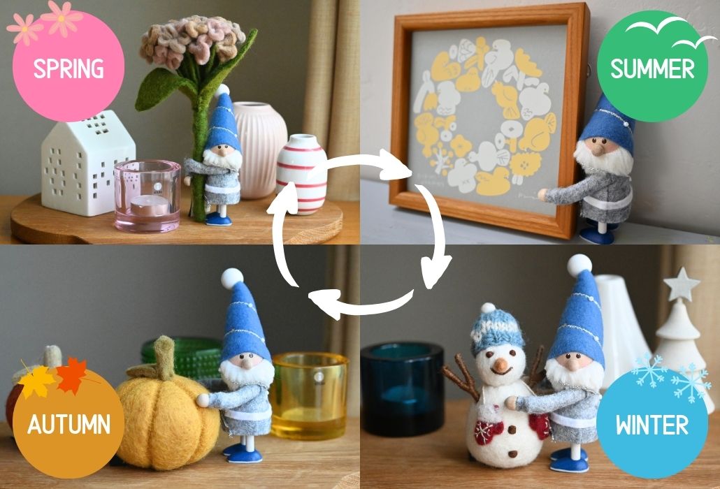 四季ごとの飾り方の例