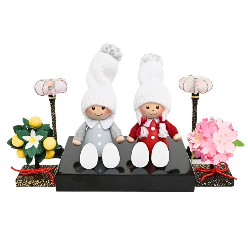 ＜★te-nori限定＞ おひな様　ノルディカニッセ　ぺたんこニッセのひな祭りセット
