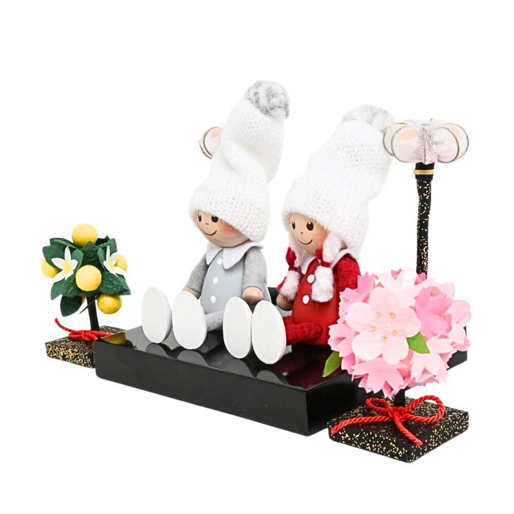 ＜★te-nori限定＞ おひな様　ノルディカニッセ　ぺたんこニッセのひな祭りセット