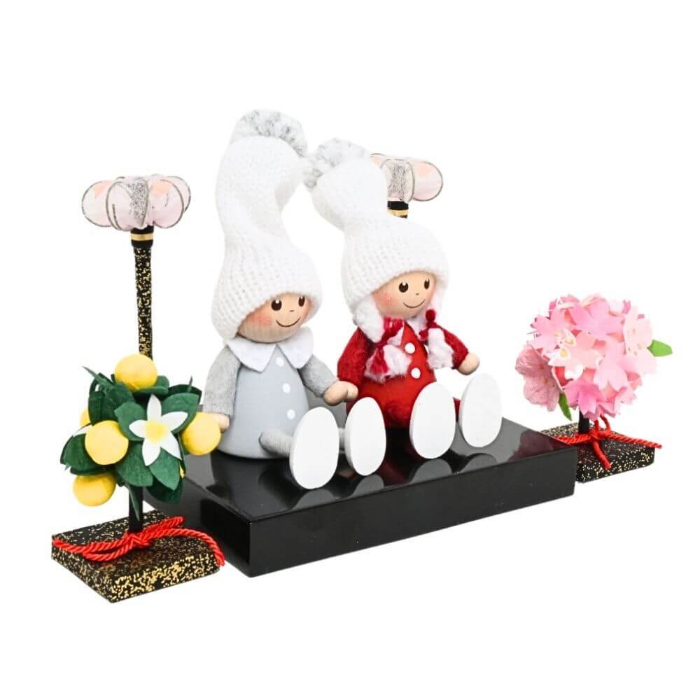 ＜★te-nori限定＞ おひな様　ノルディカニッセ　ぺたんこニッセのひな祭りセット