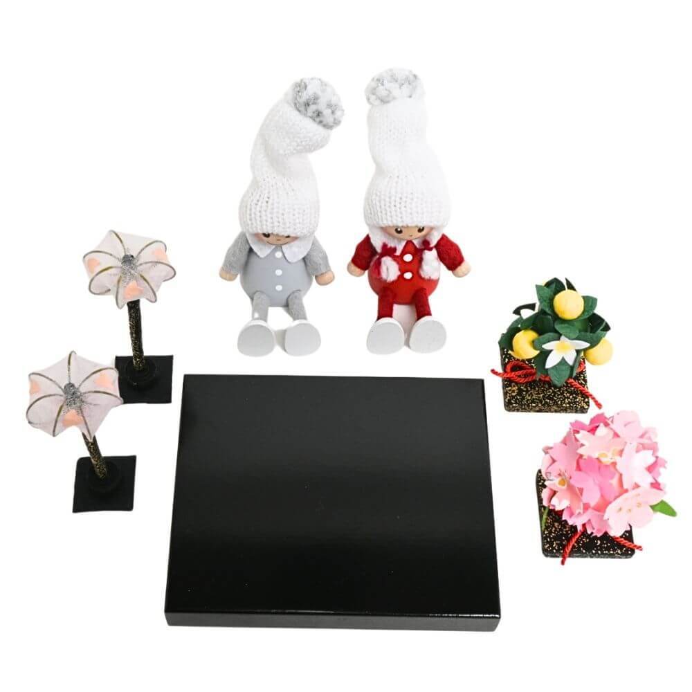 ＜★te-nori限定＞ おひな様　ノルディカニッセ　ぺたんこニッセのひな祭りセット