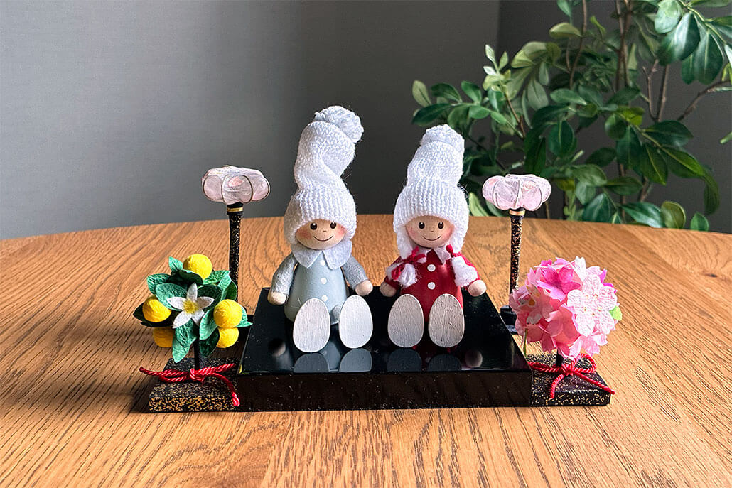 ＜★te-nori限定＞ おひな様　ノルディカニッセ　ぺたんこニッセのひな祭りセット