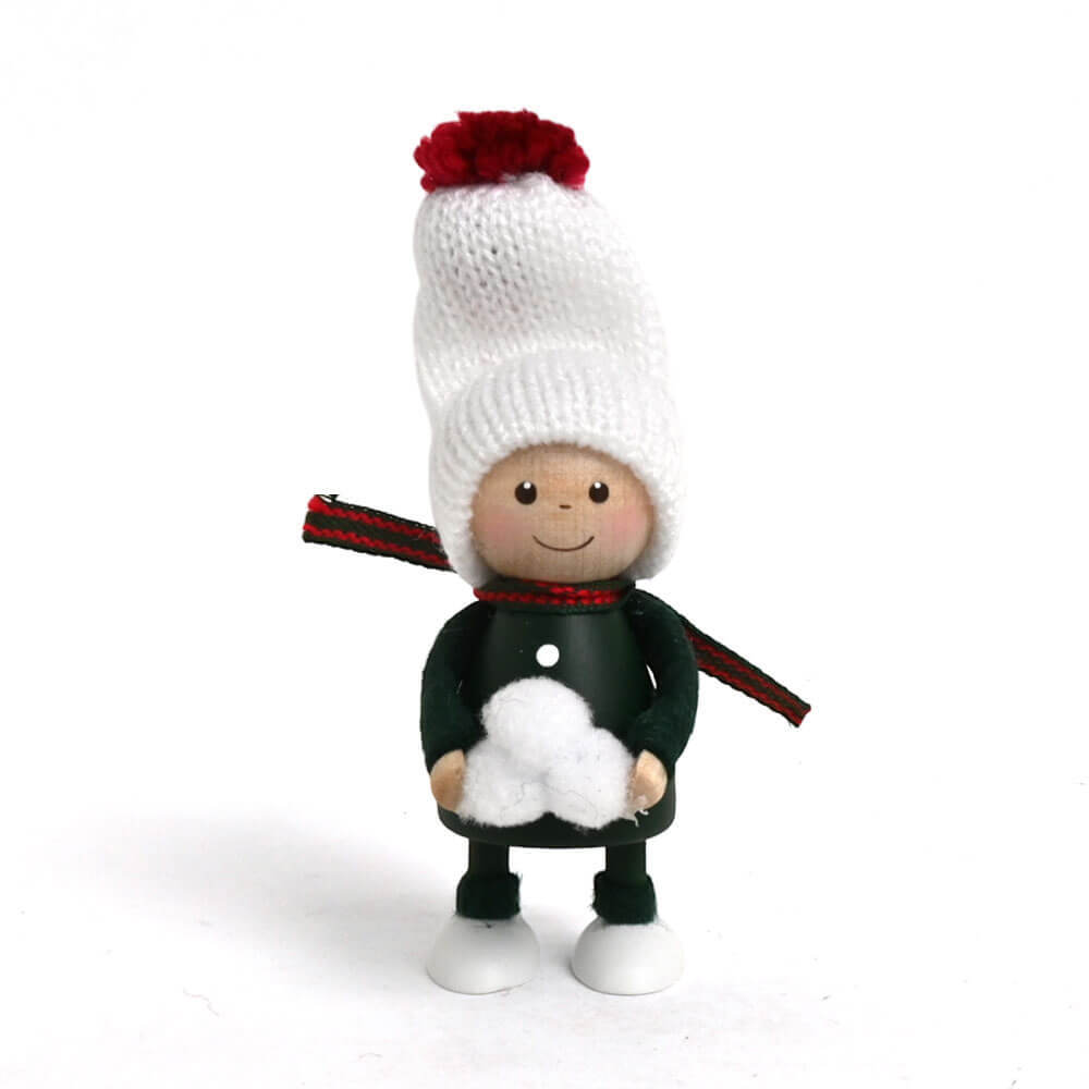 ノルディカニッセ　雪遊びをする男の子　【10月上旬～中旬発送予定】