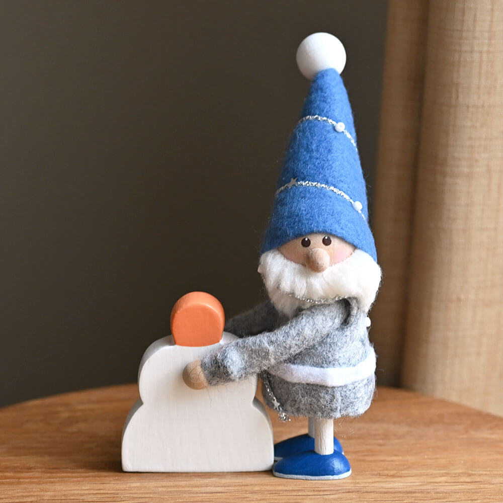 ＜★te-nori限定＞ ノルディカニッセ　福を呼ぶ！ ハグサンタさんとミニチュア鏡餅の新年お祝いセット