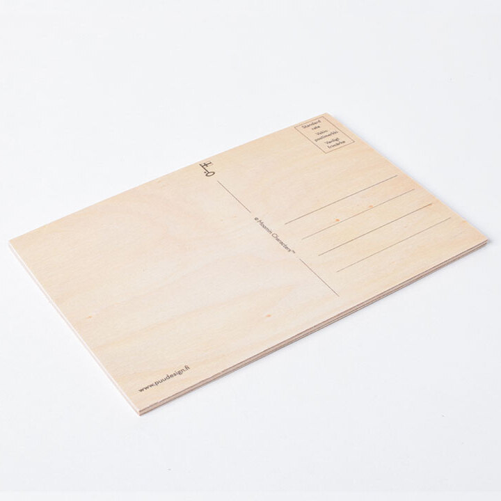 木製ポストカード　カラーインザレイン