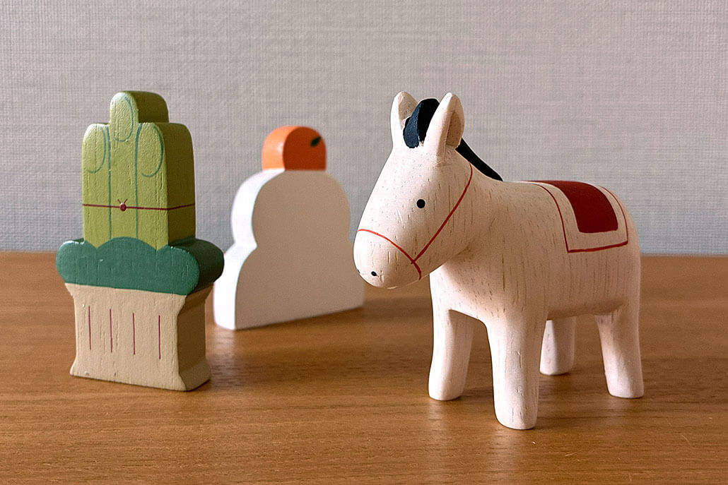 ぽれぽれ動物/ウマ赤