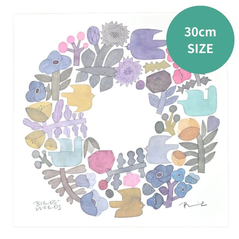 ポスター 30cm / SHABBY WREATH
