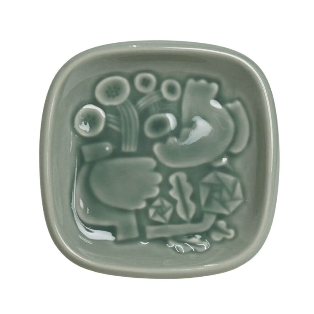 SQUARE PLATE 105　サックスブルー