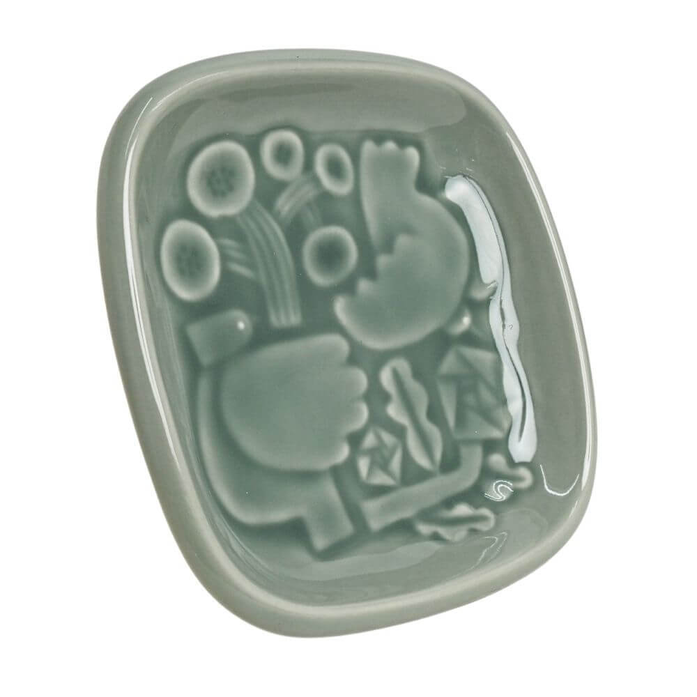 SQUARE PLATE 105　サックスブルー