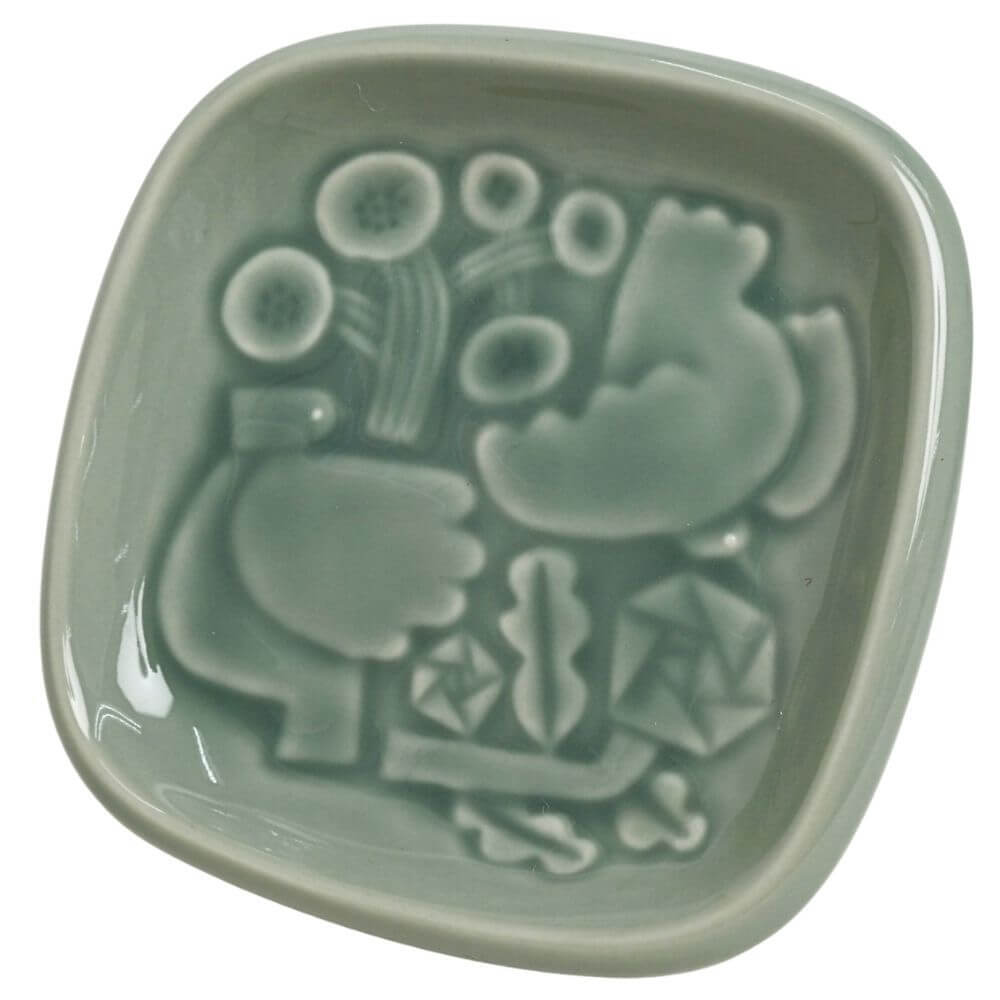 SQUARE PLATE 105　サックスブルー