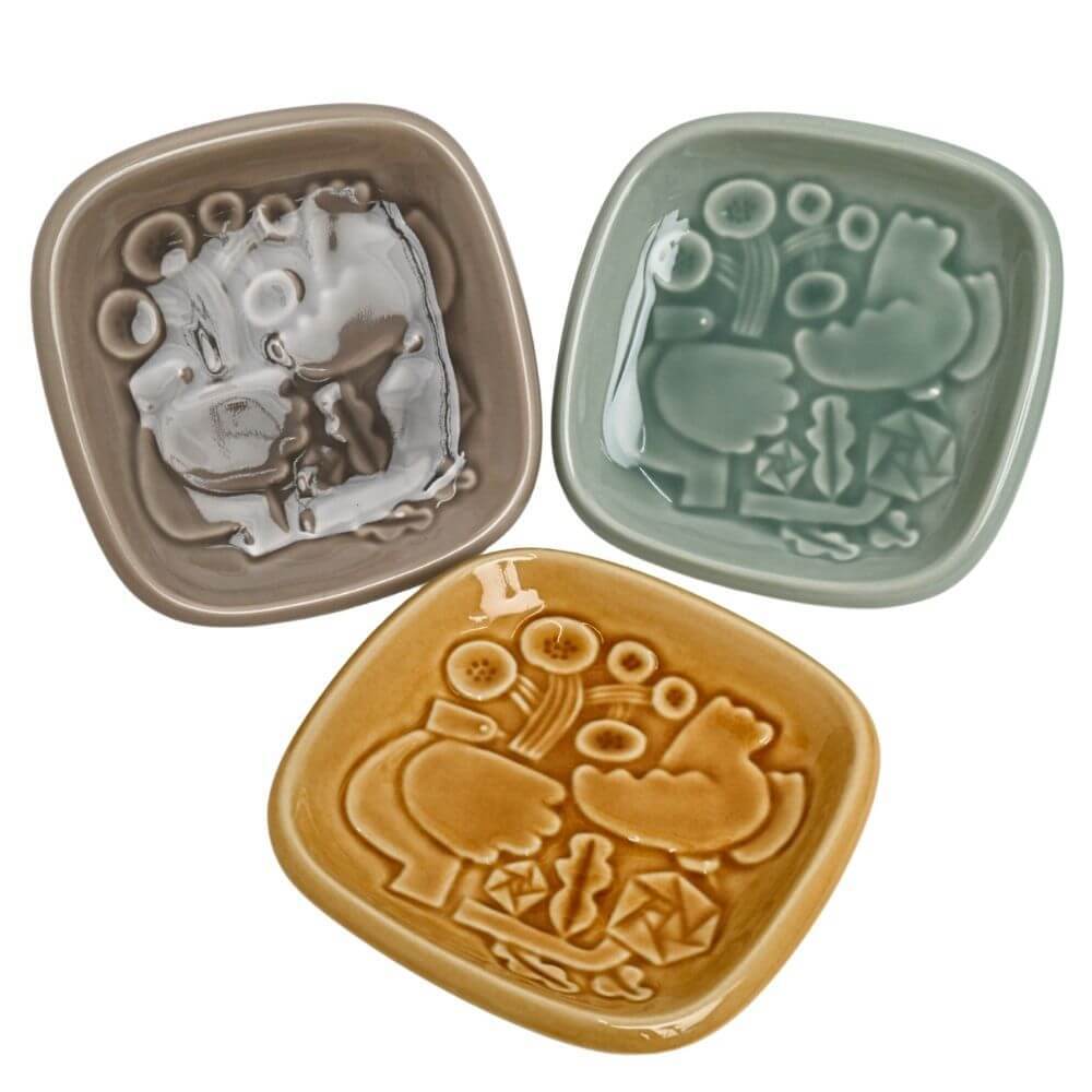 SQUARE PLATE 105　サックスブルー