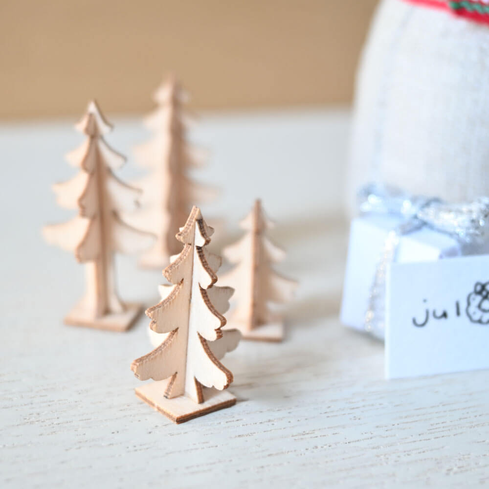 ＜★te-nori限定＞ ノルディカニッセ　プレゼント袋に入ったサンタさんのてのりツリーセット