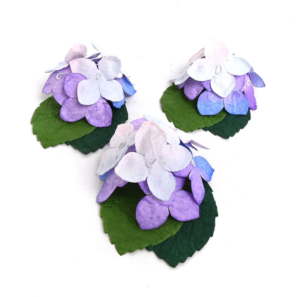 和紙花　あじさい