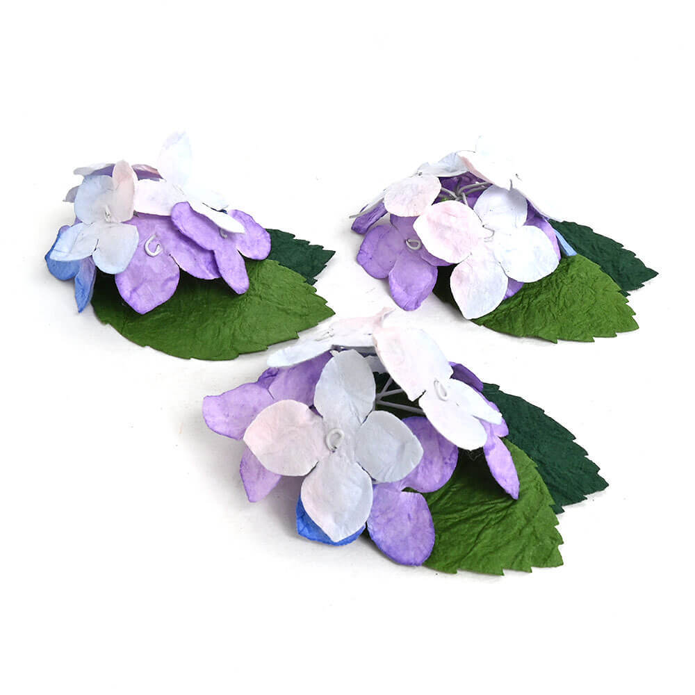 和紙花　あじさい