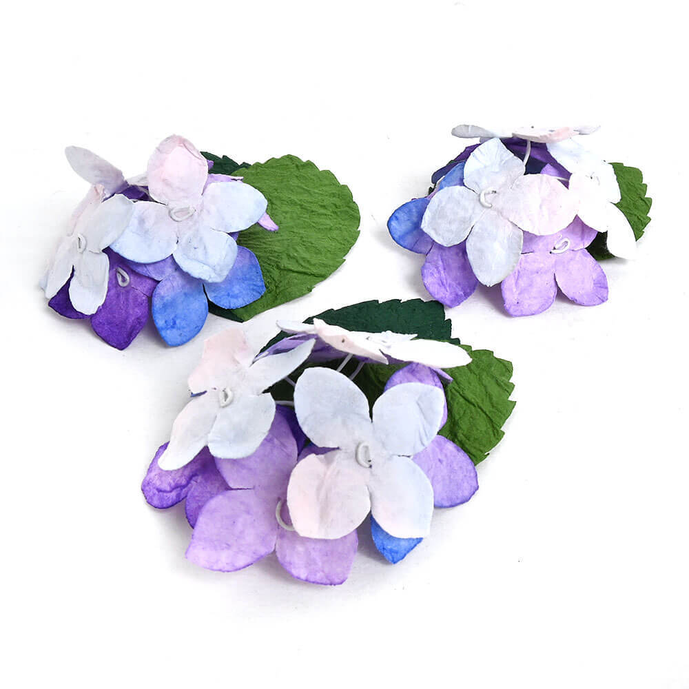和紙花　あじさい