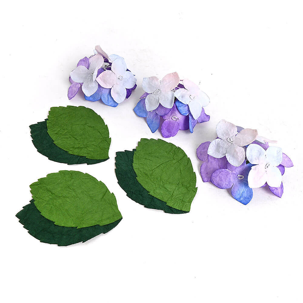 和紙花　あじさい
