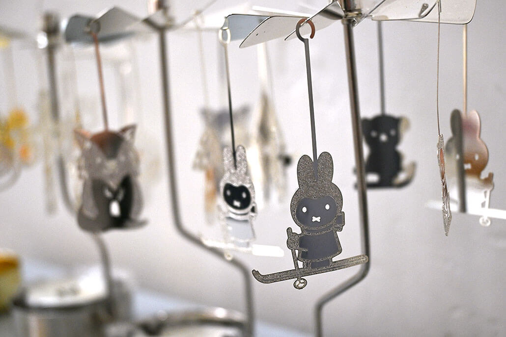 ロータリーキャンドルホルダー ミッフィーウィンター