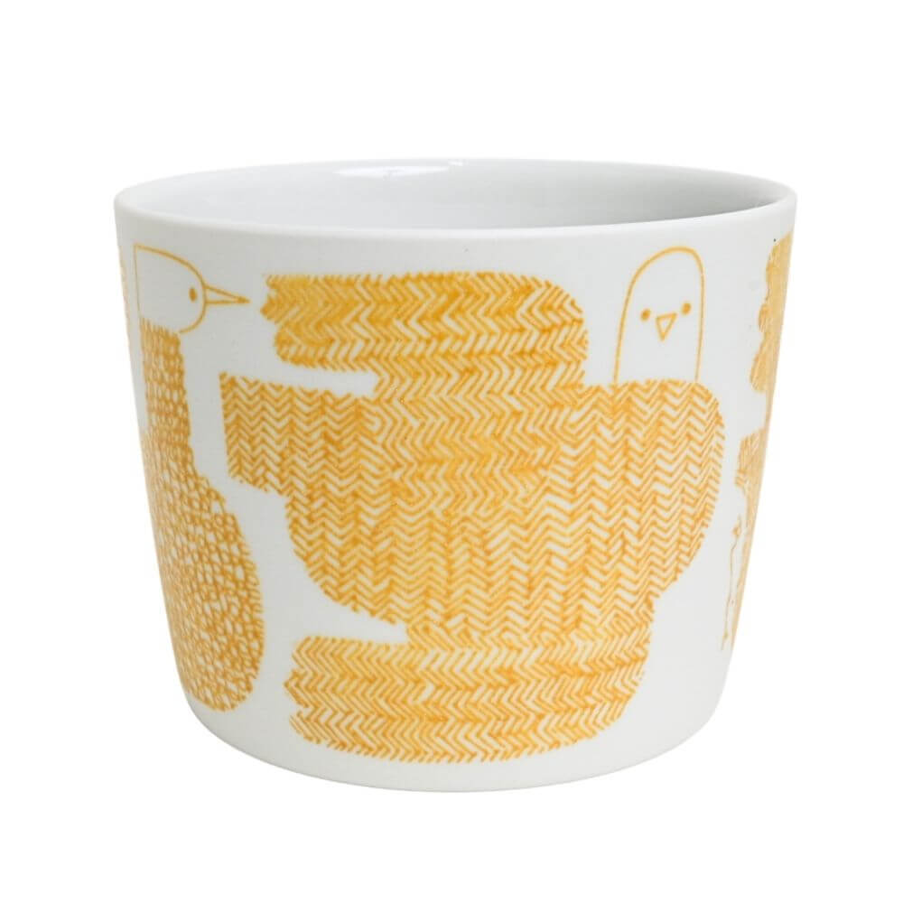 DAY BY DAY CUP [BIRD] イエロー