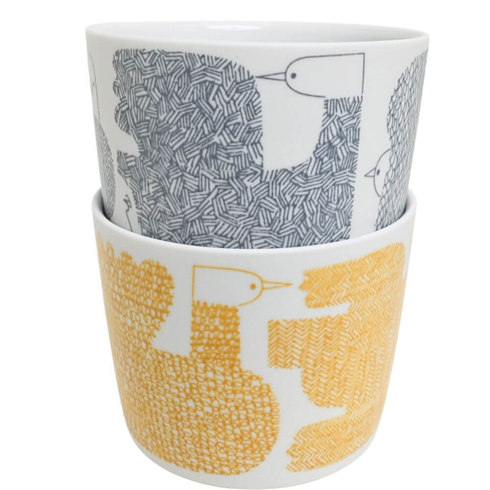 DAY BY DAY CUP [BIRD] イエロー