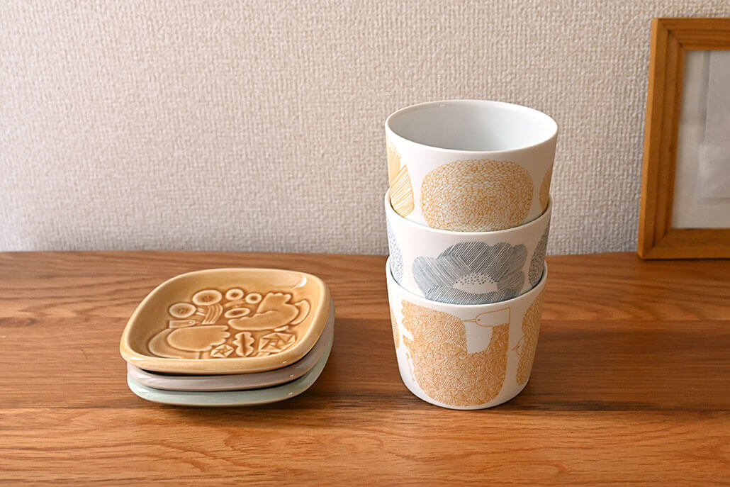 DAY BY DAY CUP [BIRD] イエロー