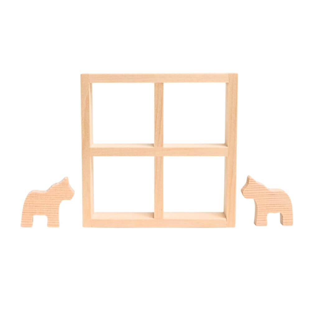 双子のダーラナホースとシェルフセット