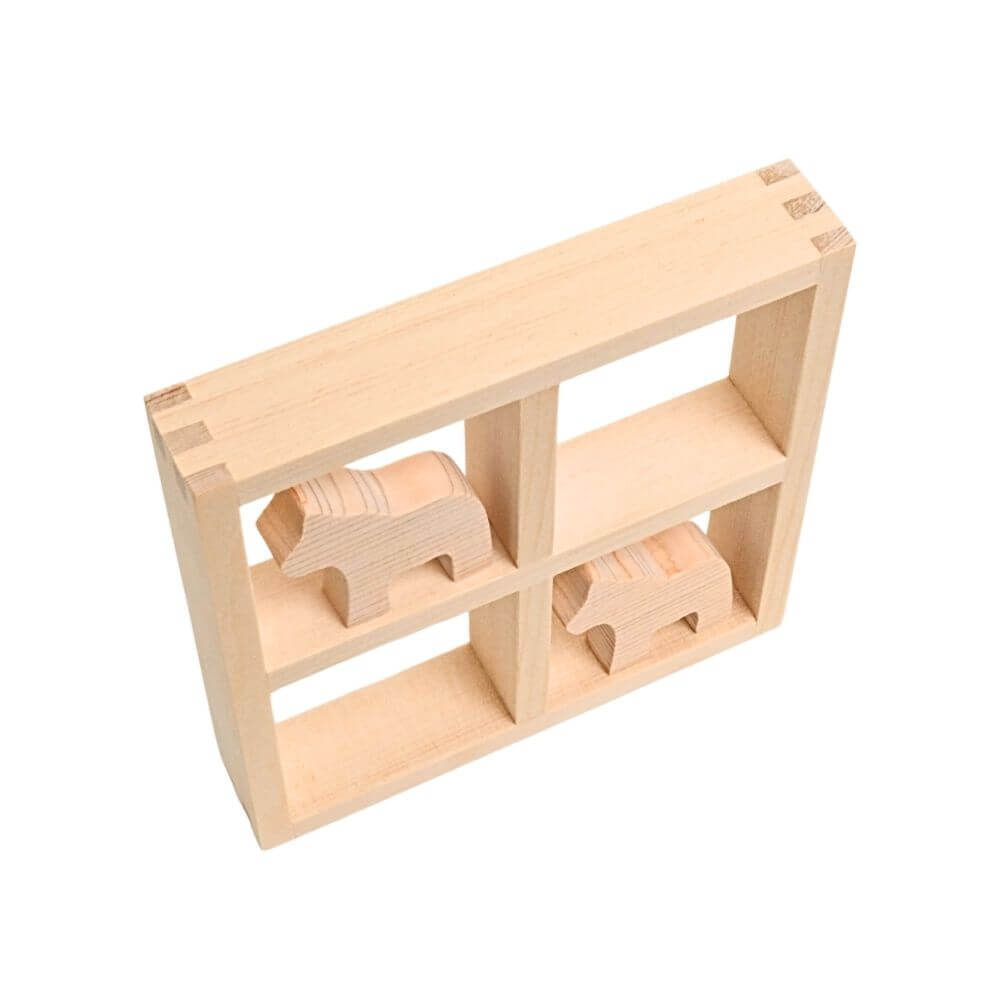 双子のダーラナホースとシェルフセット