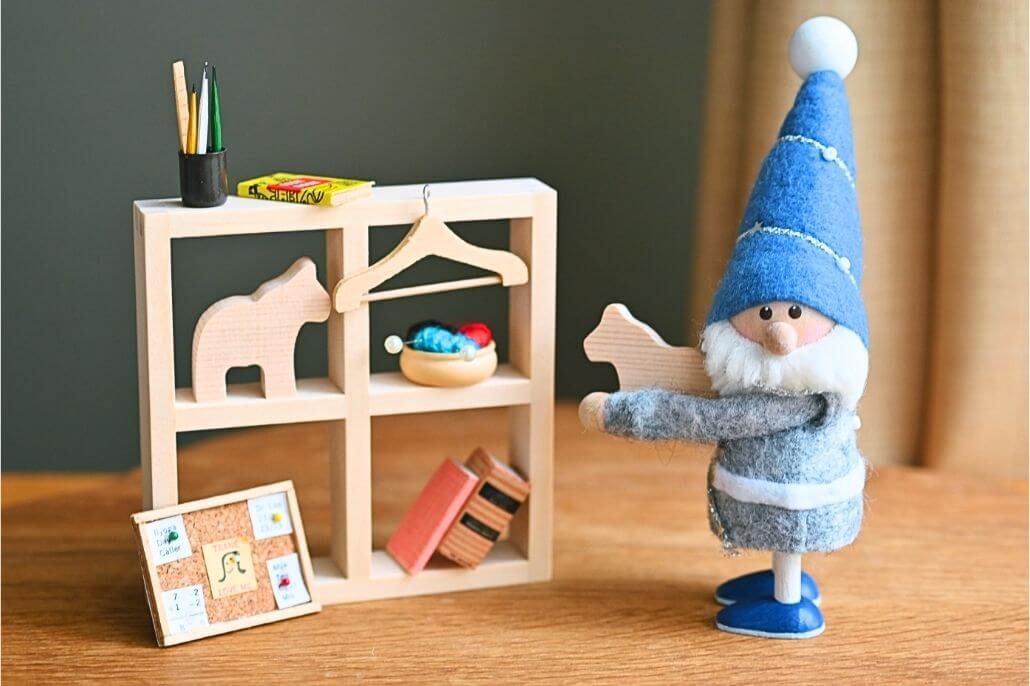 双子のダーラナホースとシェルフセット