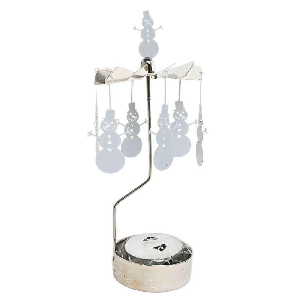 ロータリーキャンドルホルダー スノーマン