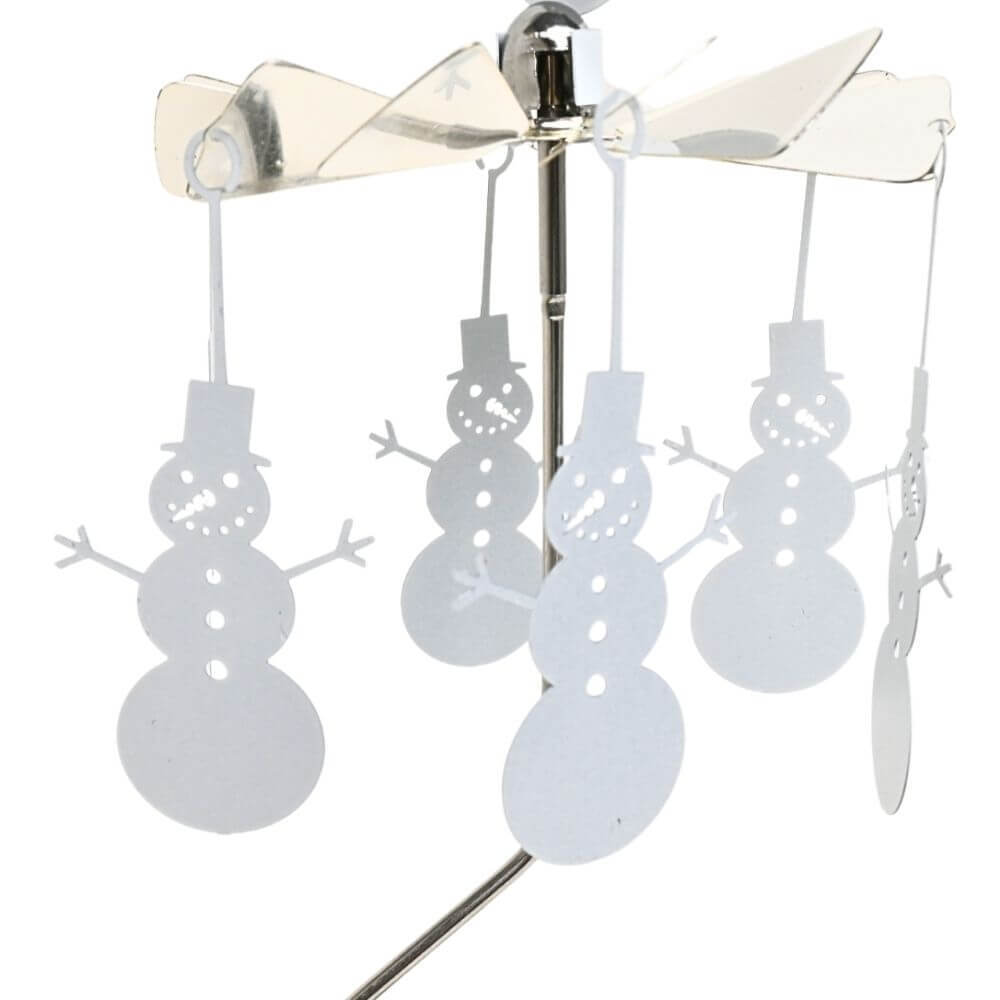 ロータリーキャンドルホルダー スノーマン