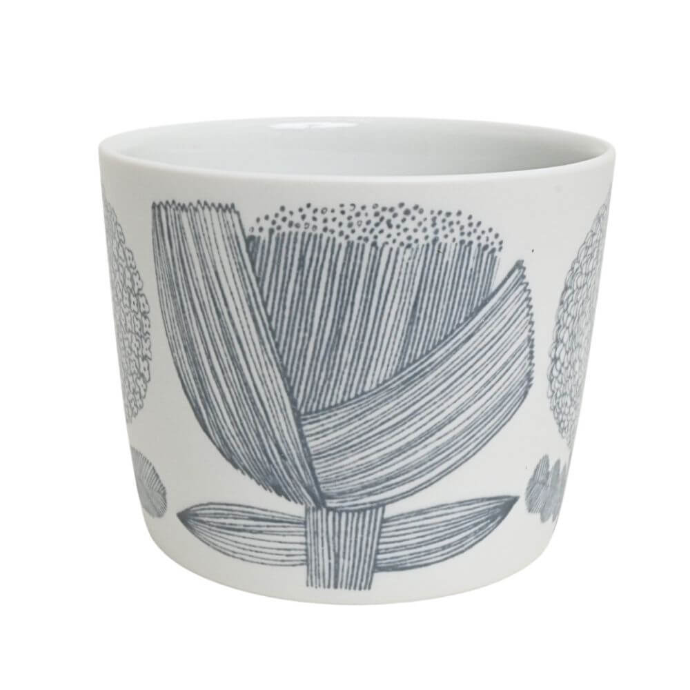 DAY BY DAY CUP [FLOWER] グレー