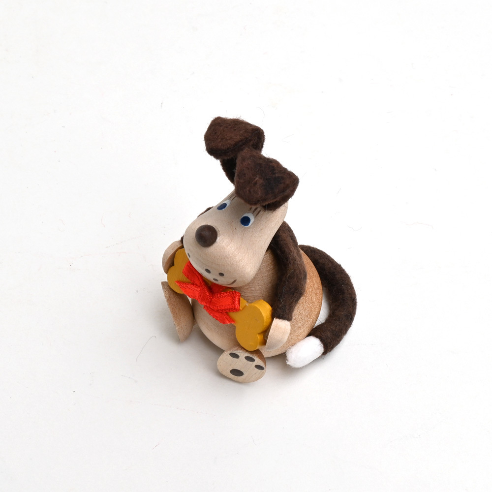 ノルディカニッセ　お菓子を抱えた犬 Joy to the world