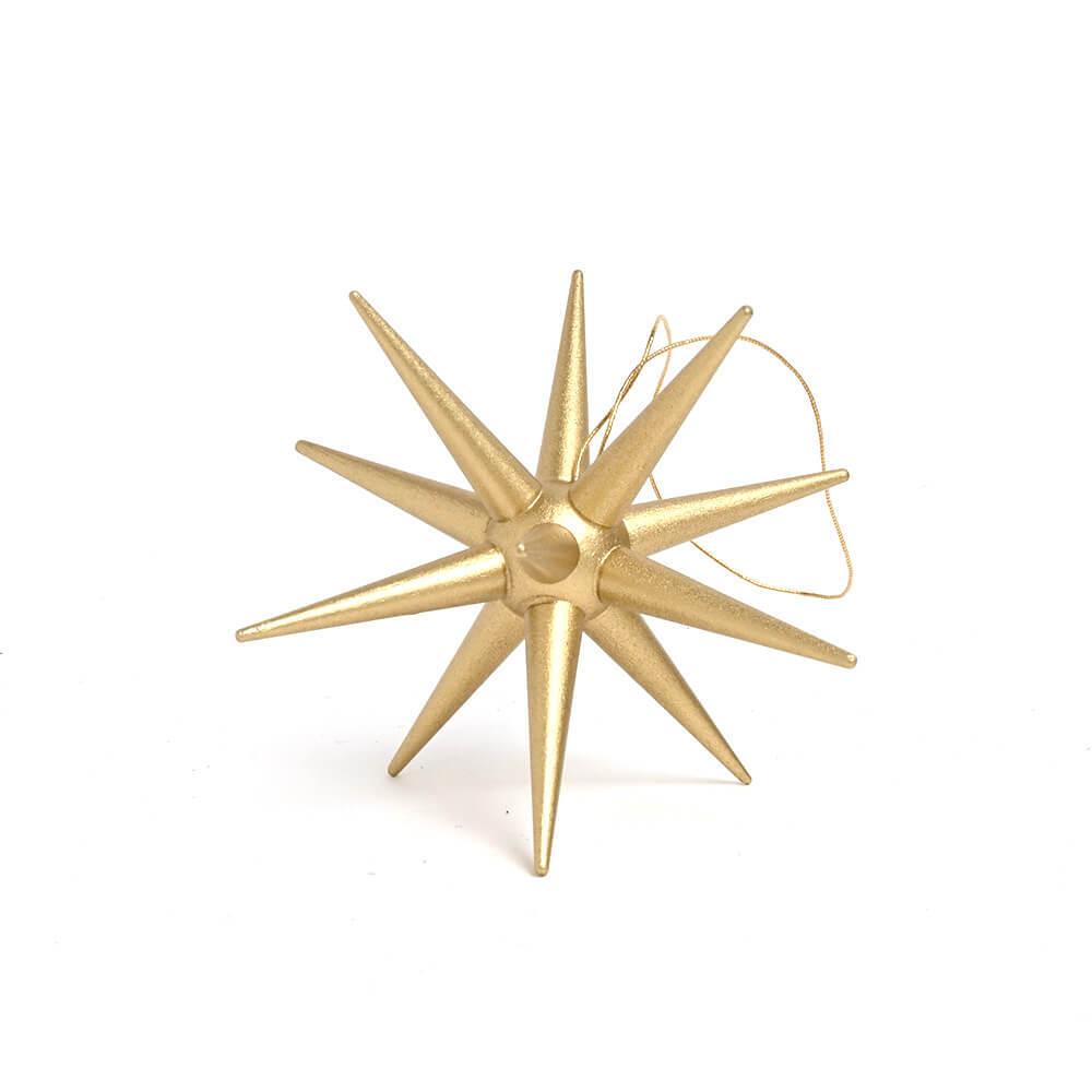 オーナメント・クリスマスの星　ゴールド