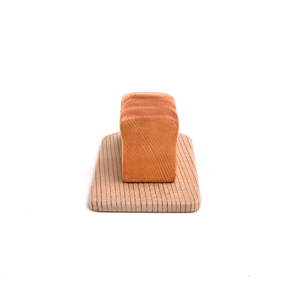 木製ミニチュア食パン