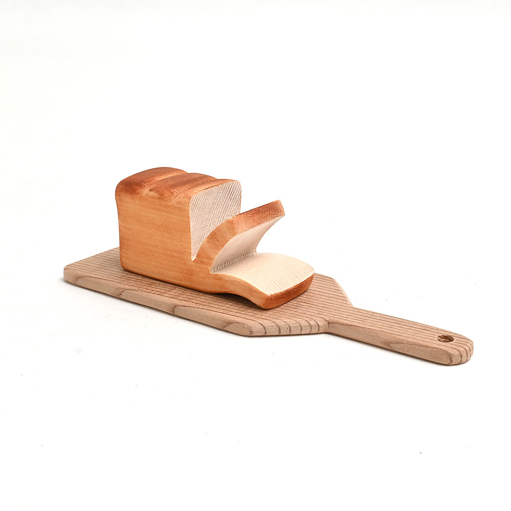 木製ミニチュア食パン