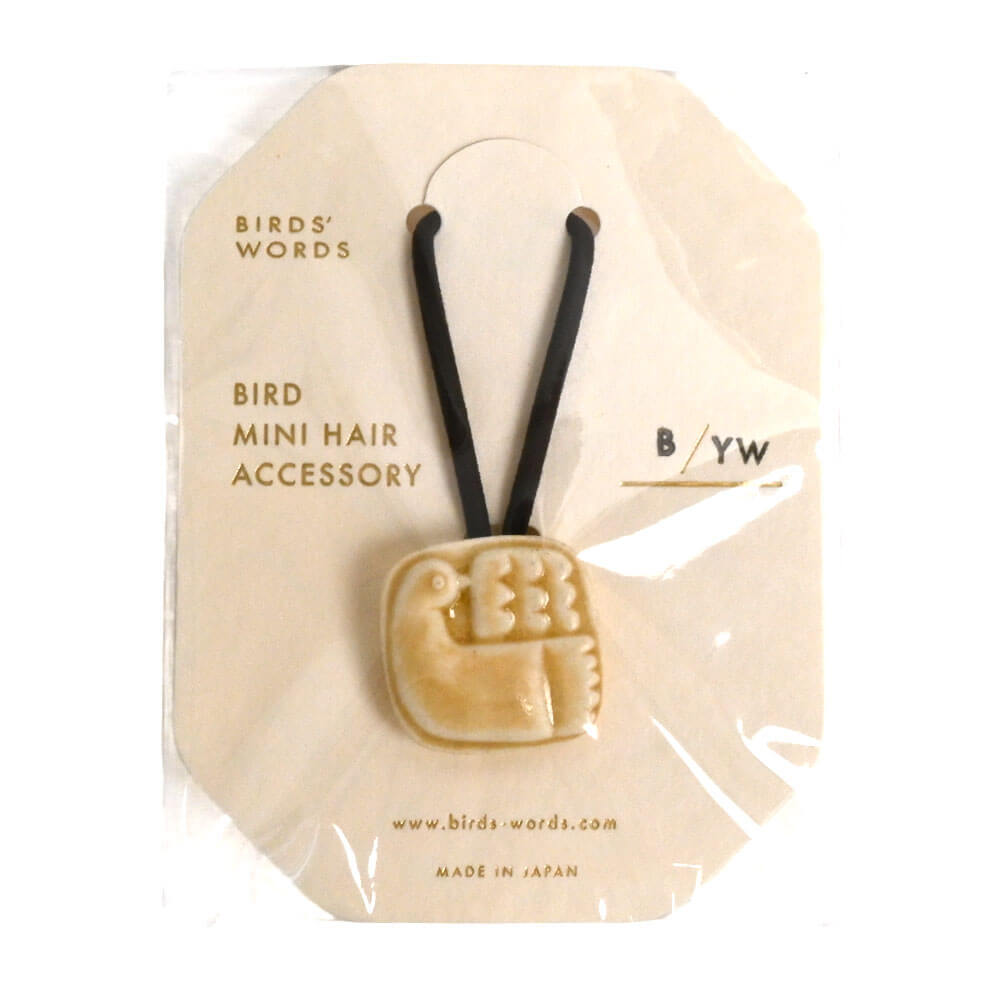 BIRD MINI HAIR ACCESSORY　B　イエロー