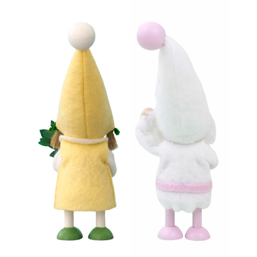 ノルディカニッセ　さくらニッセサンタとミモザを持った女の子　春のスペシャルセット