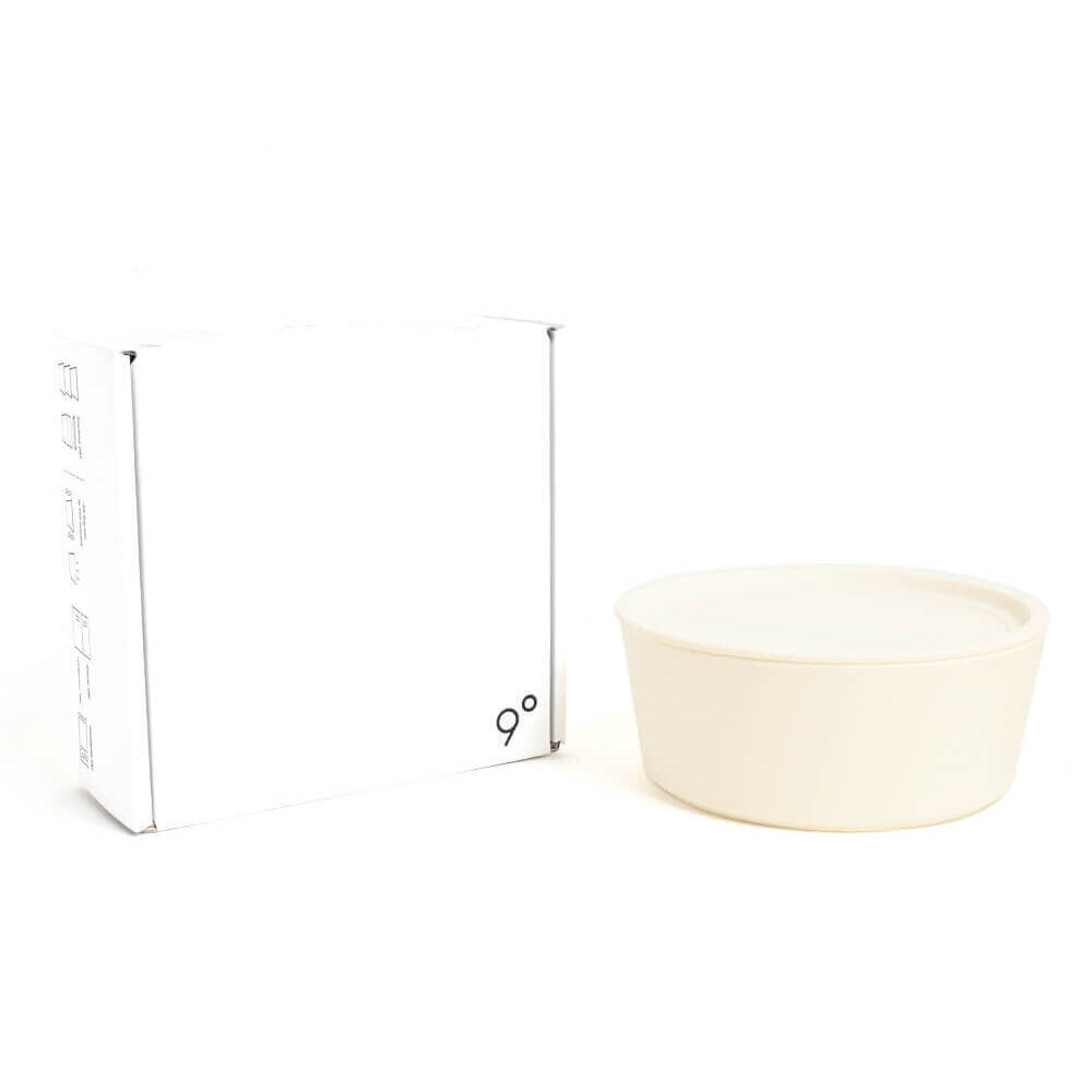 グッドデザイン受賞 9° 　多機能食器 U150 白無垢色＆茶大色　2色セット