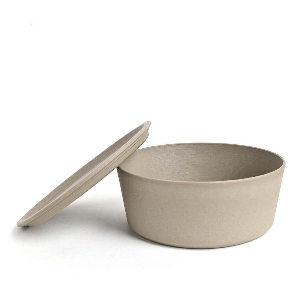 グッドデザイン受賞 9° 　多機能食器 U150 白無垢色＆茶大色　2色セット