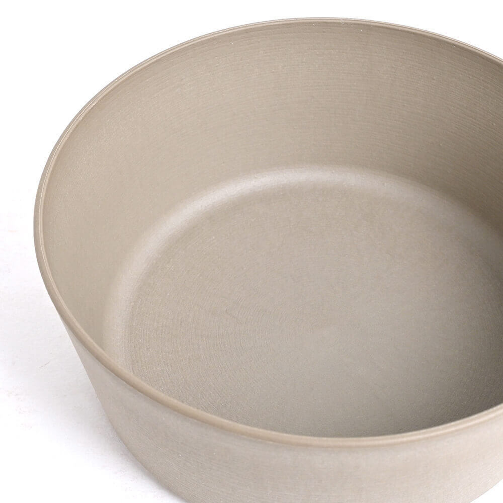 グッドデザイン受賞 9° 　多機能食器 U150 白無垢色＆茶大色　2色セット