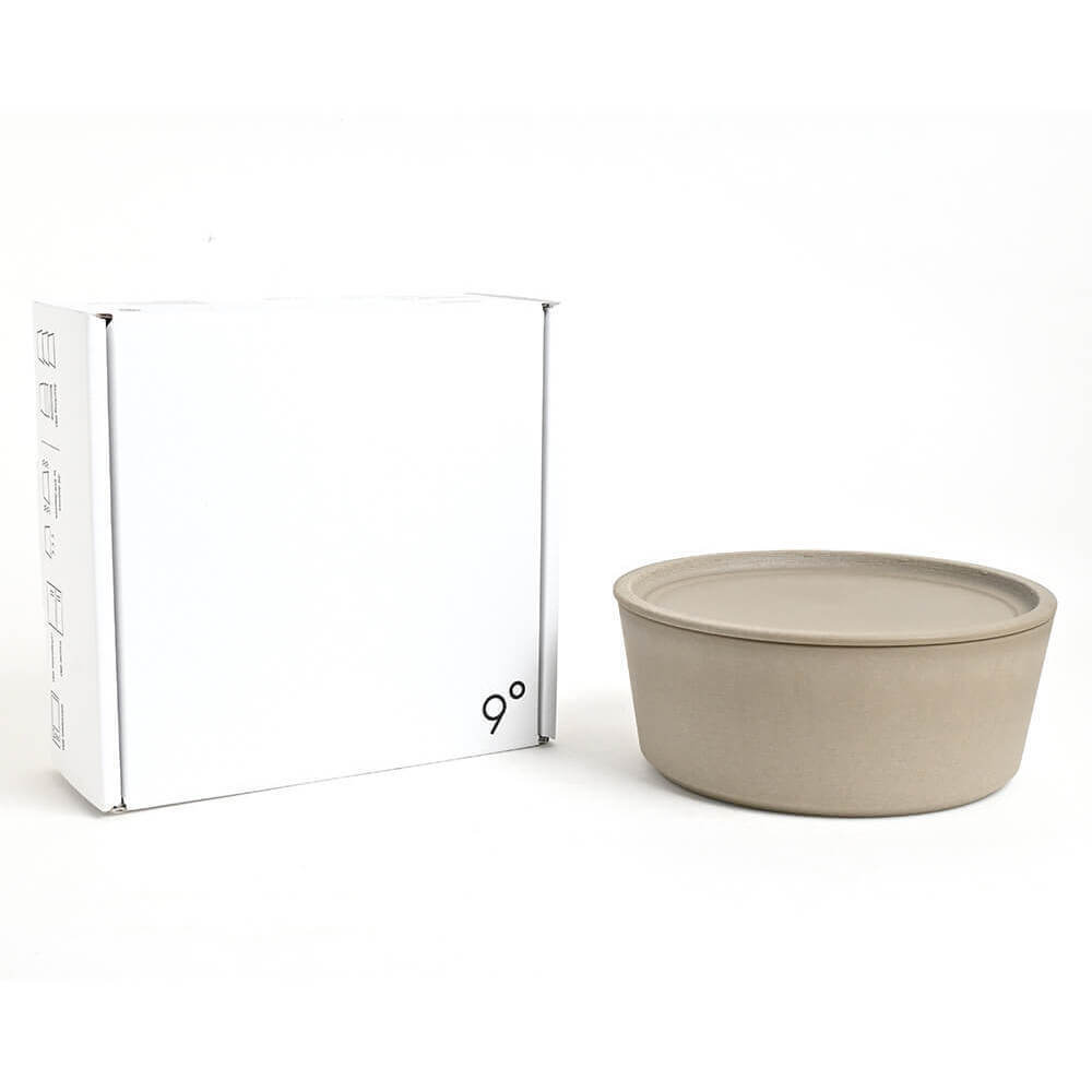 グッドデザイン受賞 9° 　多機能食器 U150 白無垢色＆茶大色　2色セット