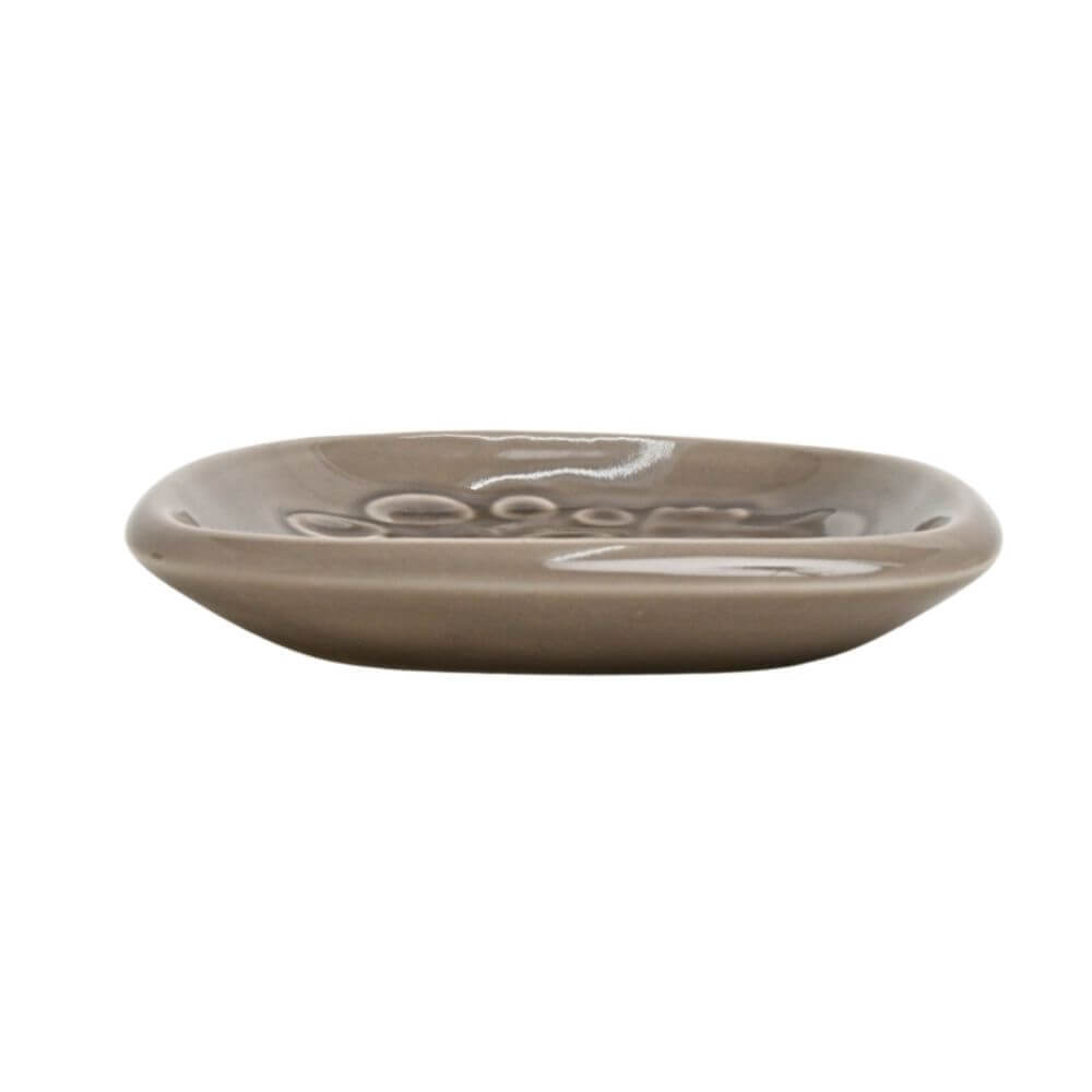 SQUARE PLATE 105　トープグレー